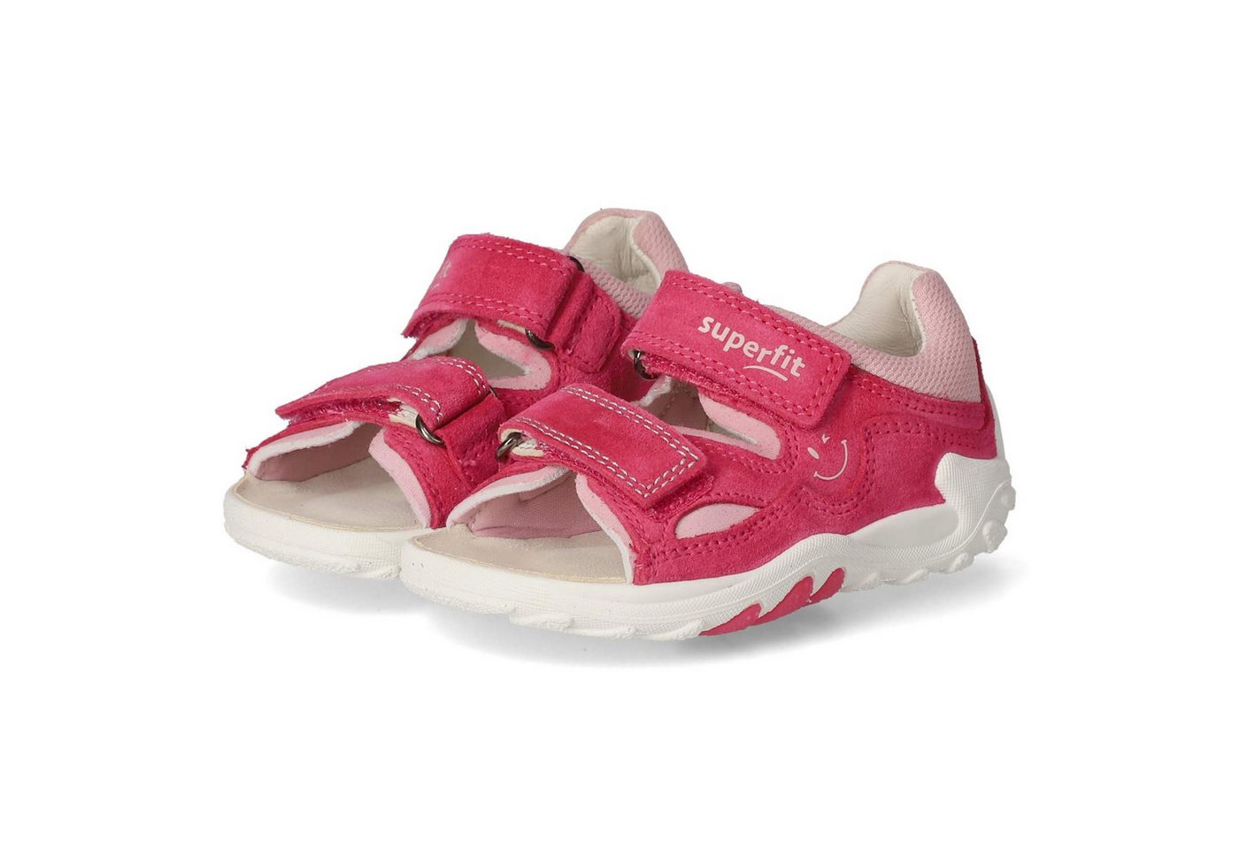Superfit 1-000034-5500 Mädchen Leder & Textil rosa Sandalette