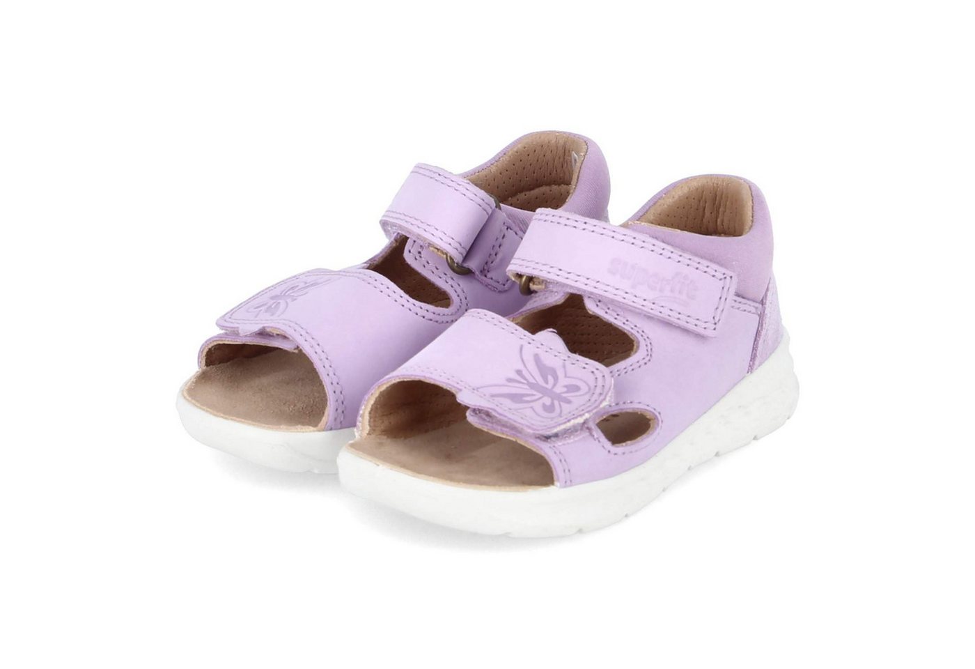 Superfit 1-000518-8510 Mädchen Leder & Textil lila Sandalette