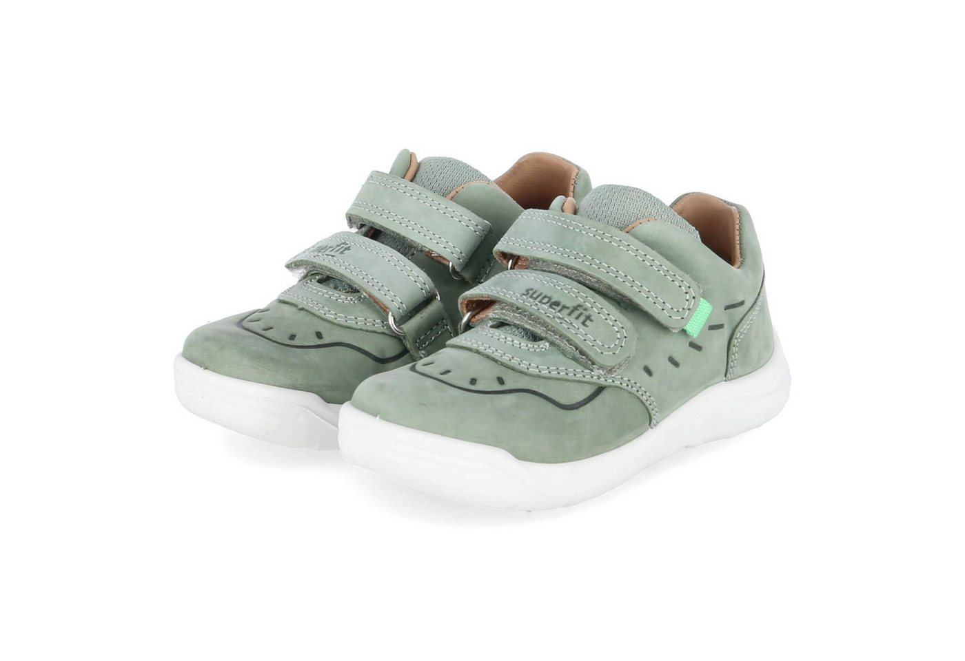 Superfit 1-000742-7500 Unisex Leder & Textil green Lauflernschuh