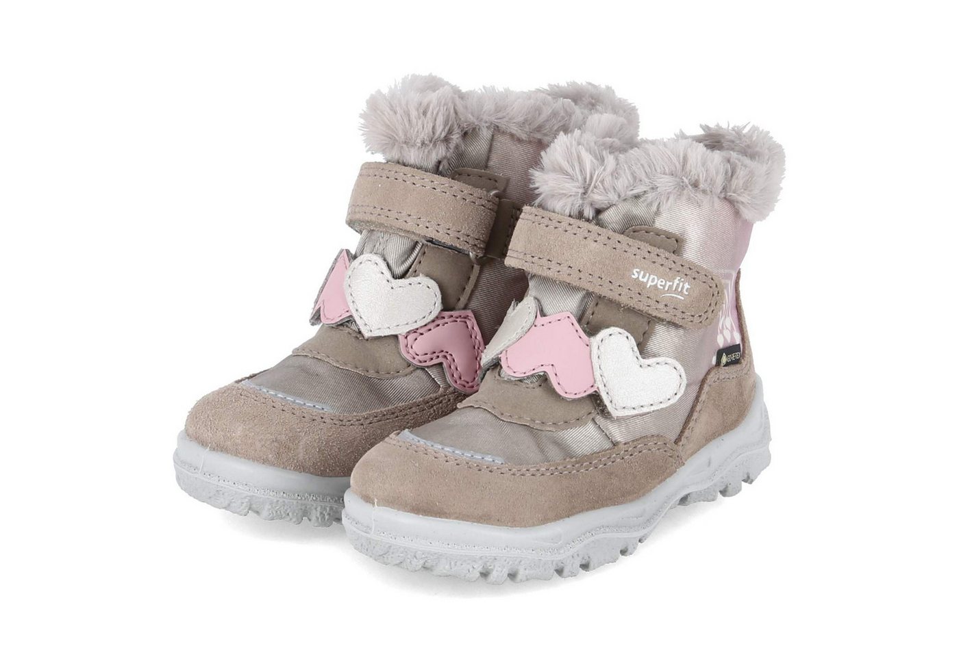 Superfit 1-006061-4000 Unisex Leder & Textil beige Winterboots