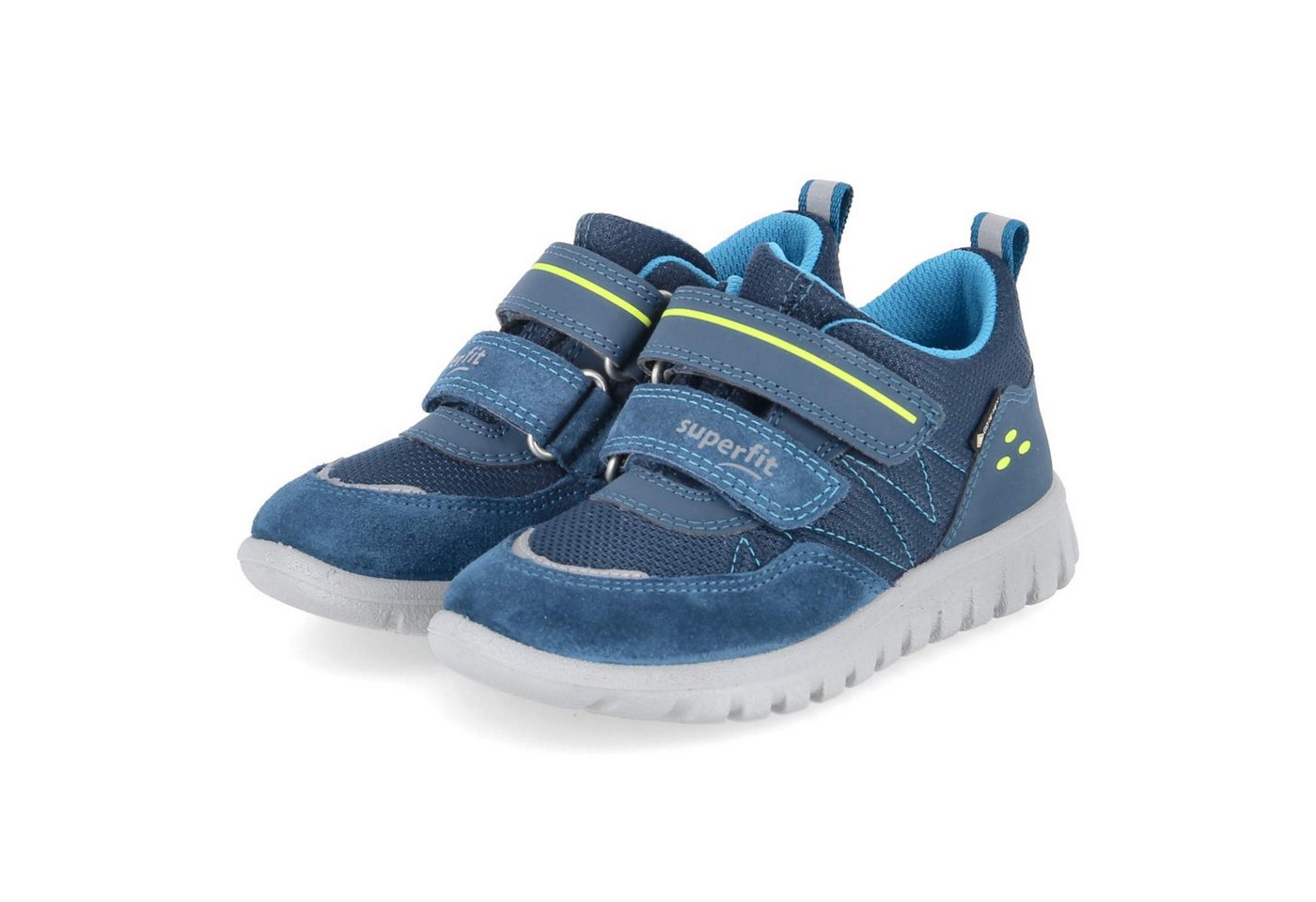 Superfit 1-006182-8050 Jungen Synthetik, Leder & Textil blau Slipper