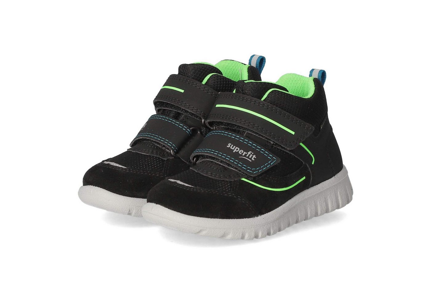 Superfit 1-006189-0020 Unisex Synthetik, Leder & Textil schwarz Schlupfstiefel