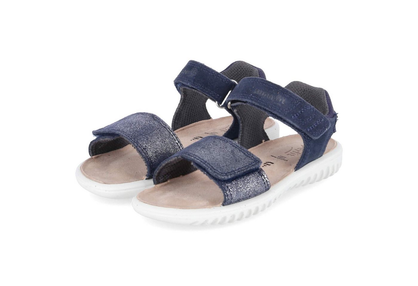 Superfit 1-009017-8000 Mädchen Leder & Textil blau Sandalette