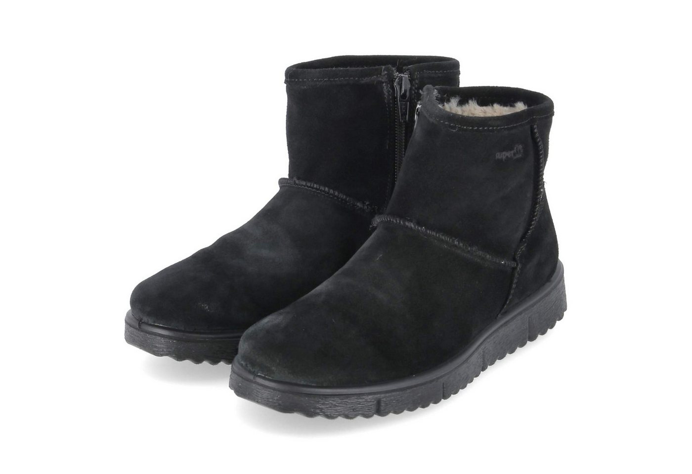 Superfit 1-009489-0000 Unisex Rauleder schwarz Winterstiefel