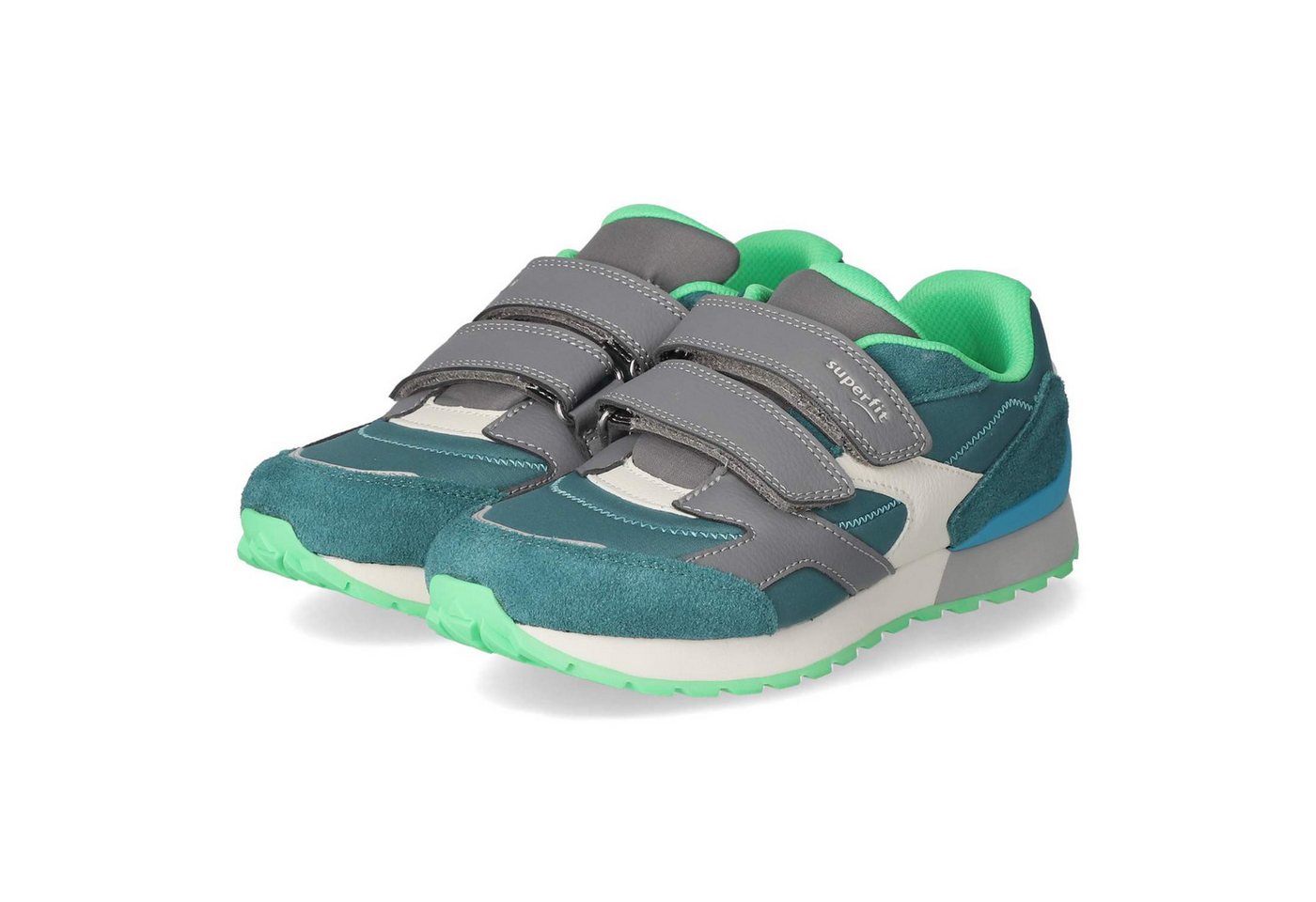 Superfit 1-009560-7000 Jungen Textil & Synthetik gruen Slipper
