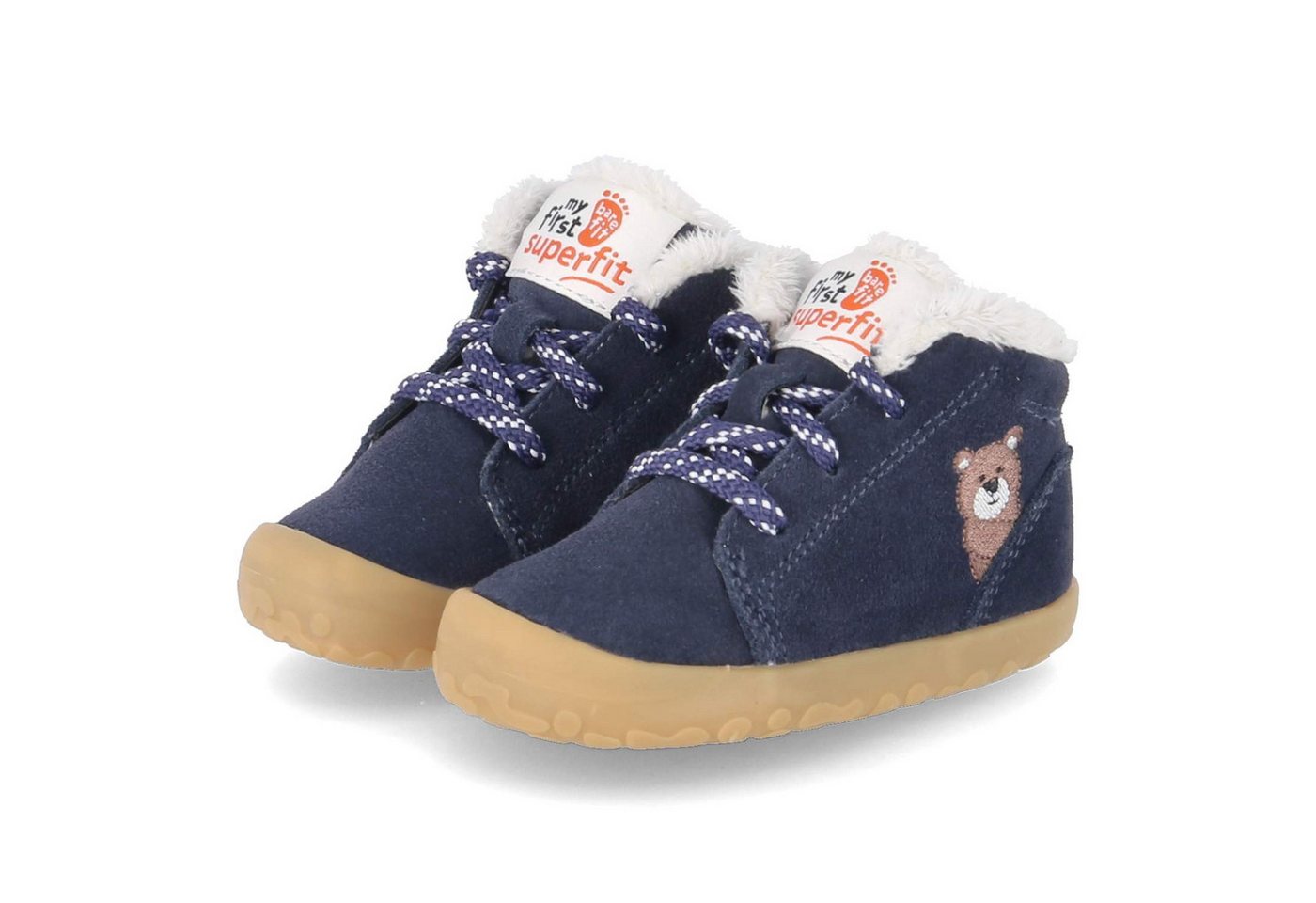 Superfit 1-009668-8000 Jungen Rauleder blau Winterboots