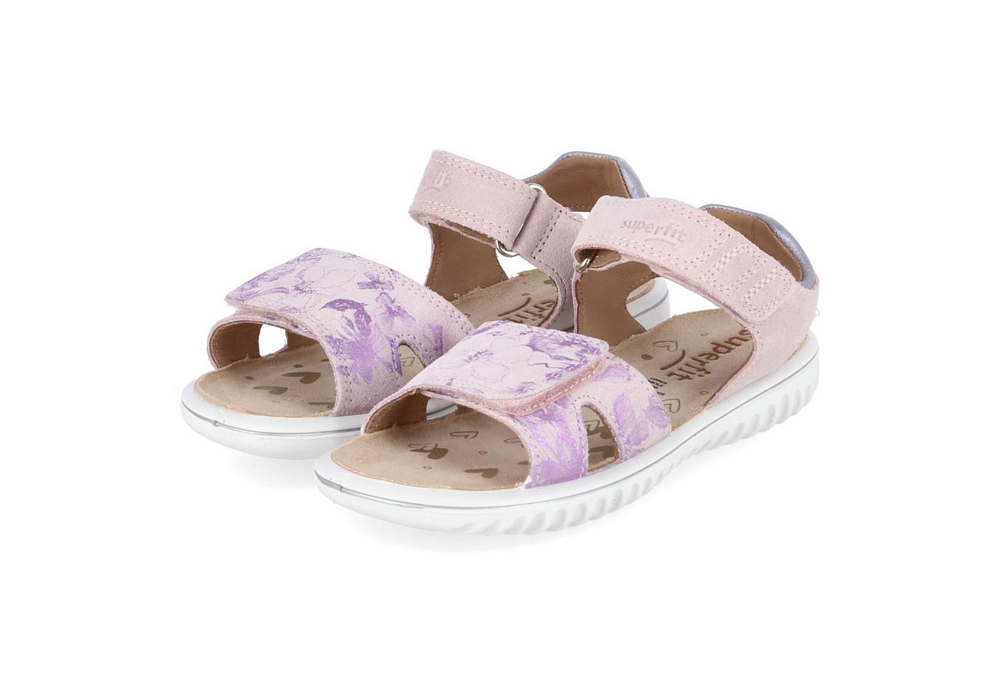 Superfit 1-609004-5550 Mädchen Leder und Synthetik rosa Sandalette