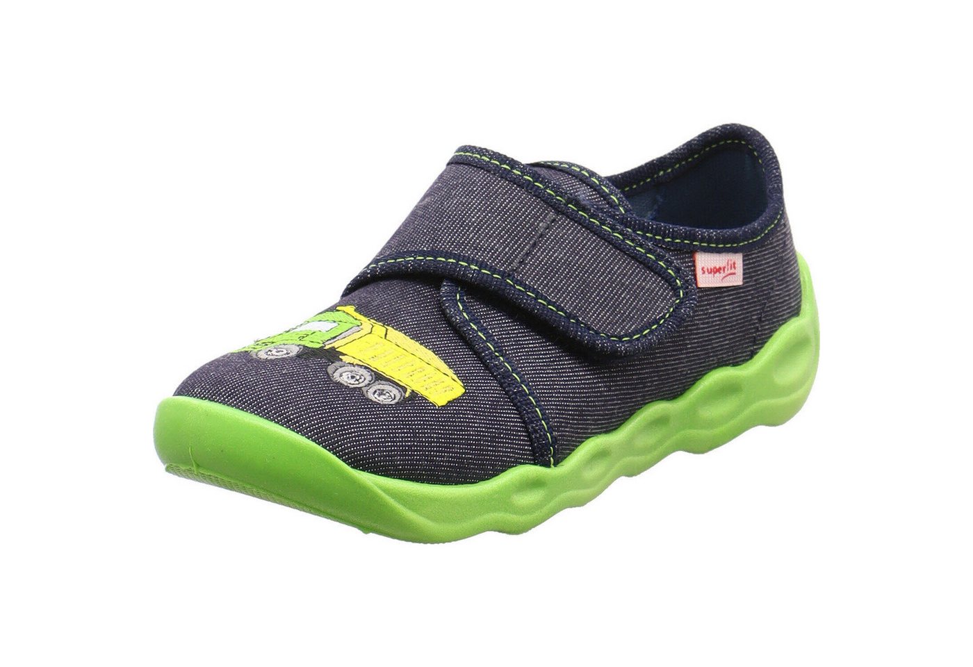 Superfit Bubble Hausschuh (blau/grün)