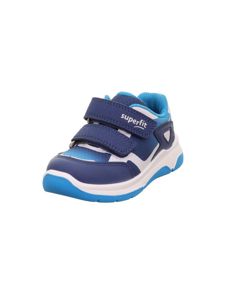 Superfit COOPER WMS: mittel Sneaker Klettschuh, mit herausnehmbarer Einlage, Größenschablone zum Download (blau)
