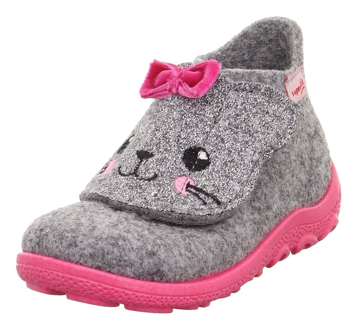 Superfit HAPPY OCTI WMS: Mittel Hausschuh Babyschuh mit Klettverschluss, Größenschablone zum Download