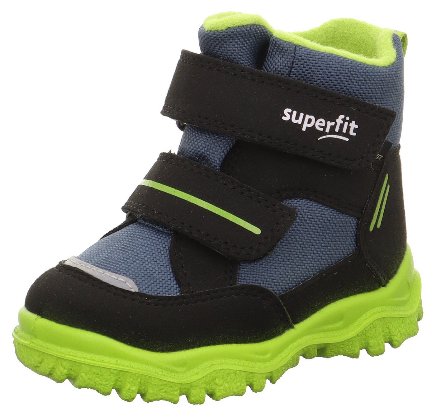 Superfit HUSKY1 WMS: mittel Winterboots Snowboots mit wasserdichtem GORE TEX, Größenschablone zum Download (grau/grün/schwarz)