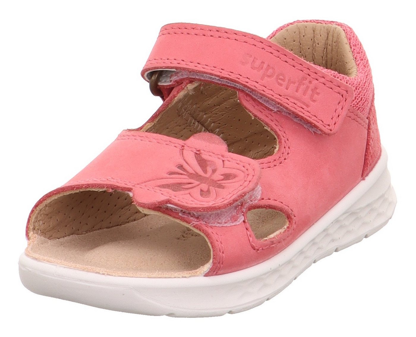 Superfit LAGOON WMS: mittel Sandale Sandalette mit Klett und Lederfutter, Größenschablone zum Download