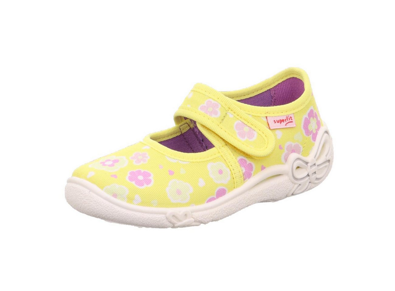 Superfit Mädchen Hausschuh BELINDA Hausschuh (gelb)