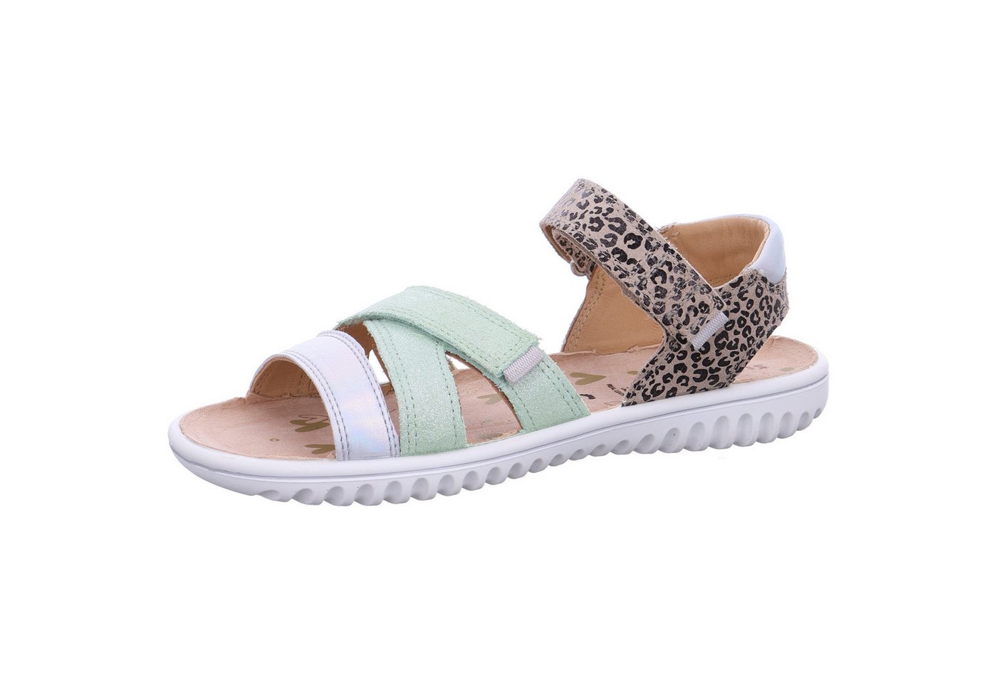 Superfit Sparkle Sandale (beige/grün)