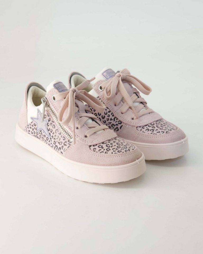 Superfit Stella Sneaker Obermaterial: Leder und Textil (rosa)