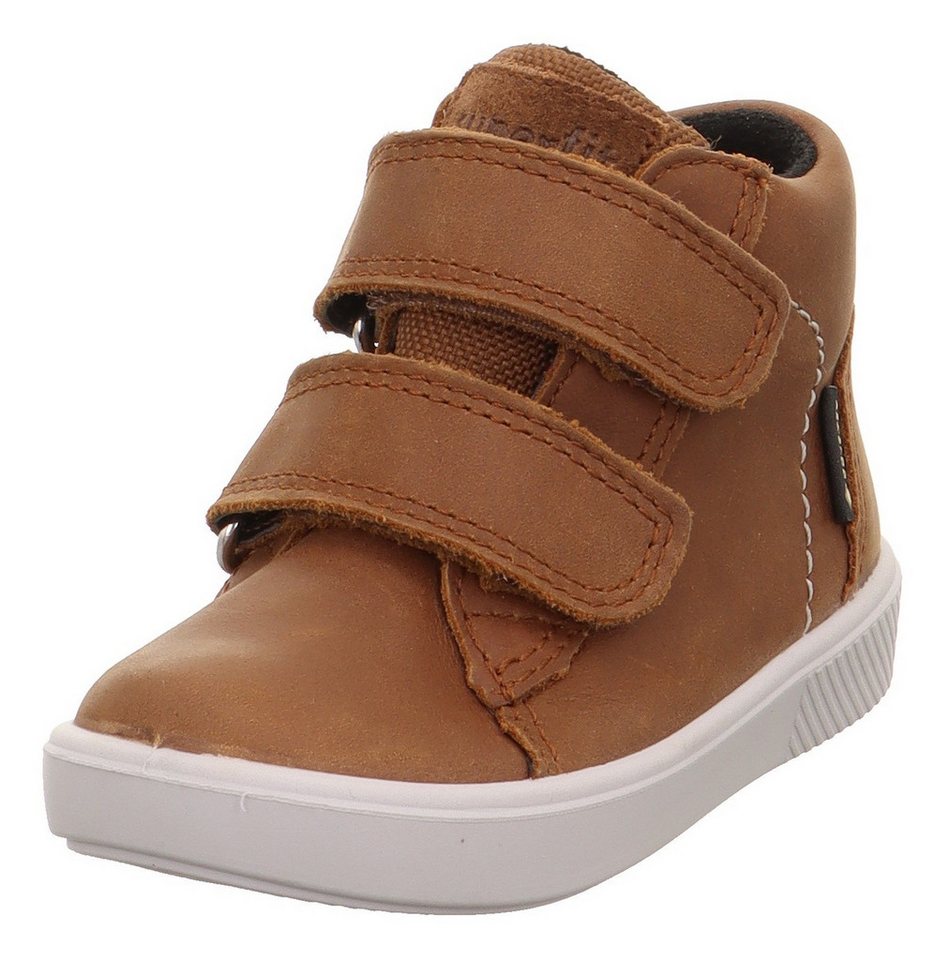 Superfit SUPIES WMS: mittel Lauflernschuh Barfußschuh mit zwei Klettverschlüssen, Größenschablone zum Download (braun)
