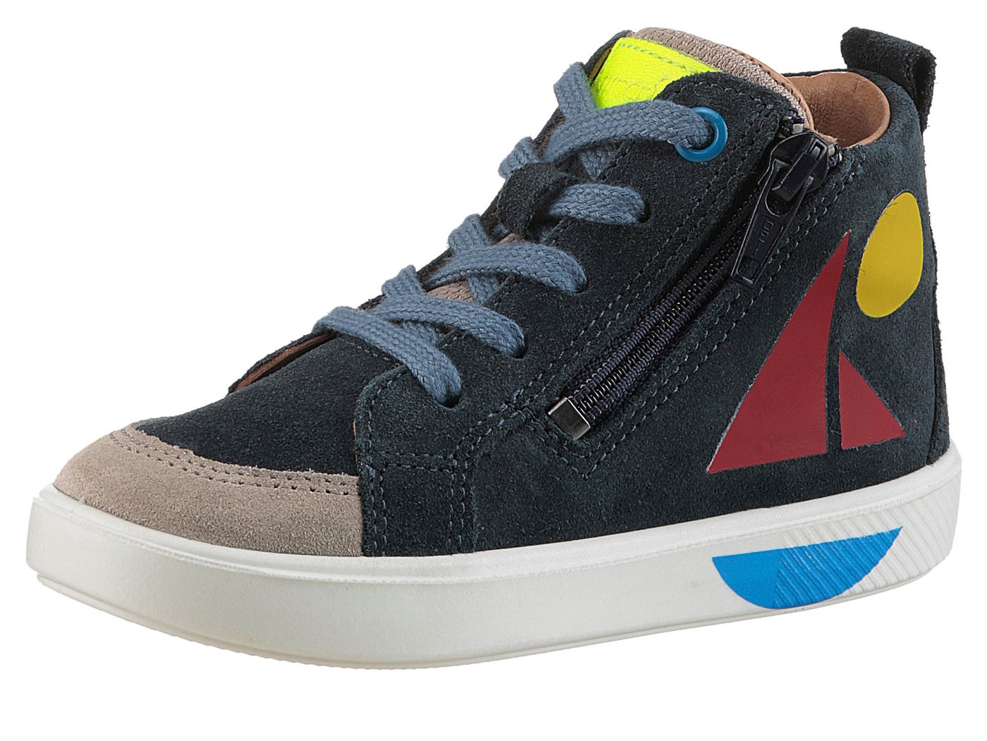 Superfit SUPIES WMS: mittel Sneaker Schnürschuh mit Innenreißverschluss, Größenschablone zum Download