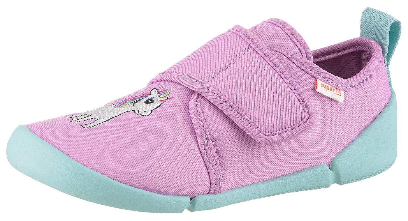 Superfit VENTI WMS: Weit Hausschuh Barfußschuh mit Klettverschluss, Größenschablone zum Download