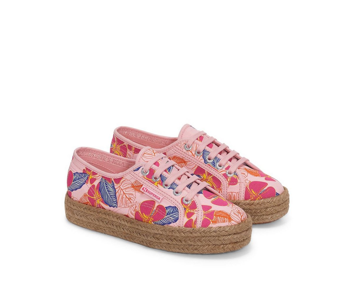 Superga 2730 ROPE HIBISCUS FLOWER PRINT Plateausneaker