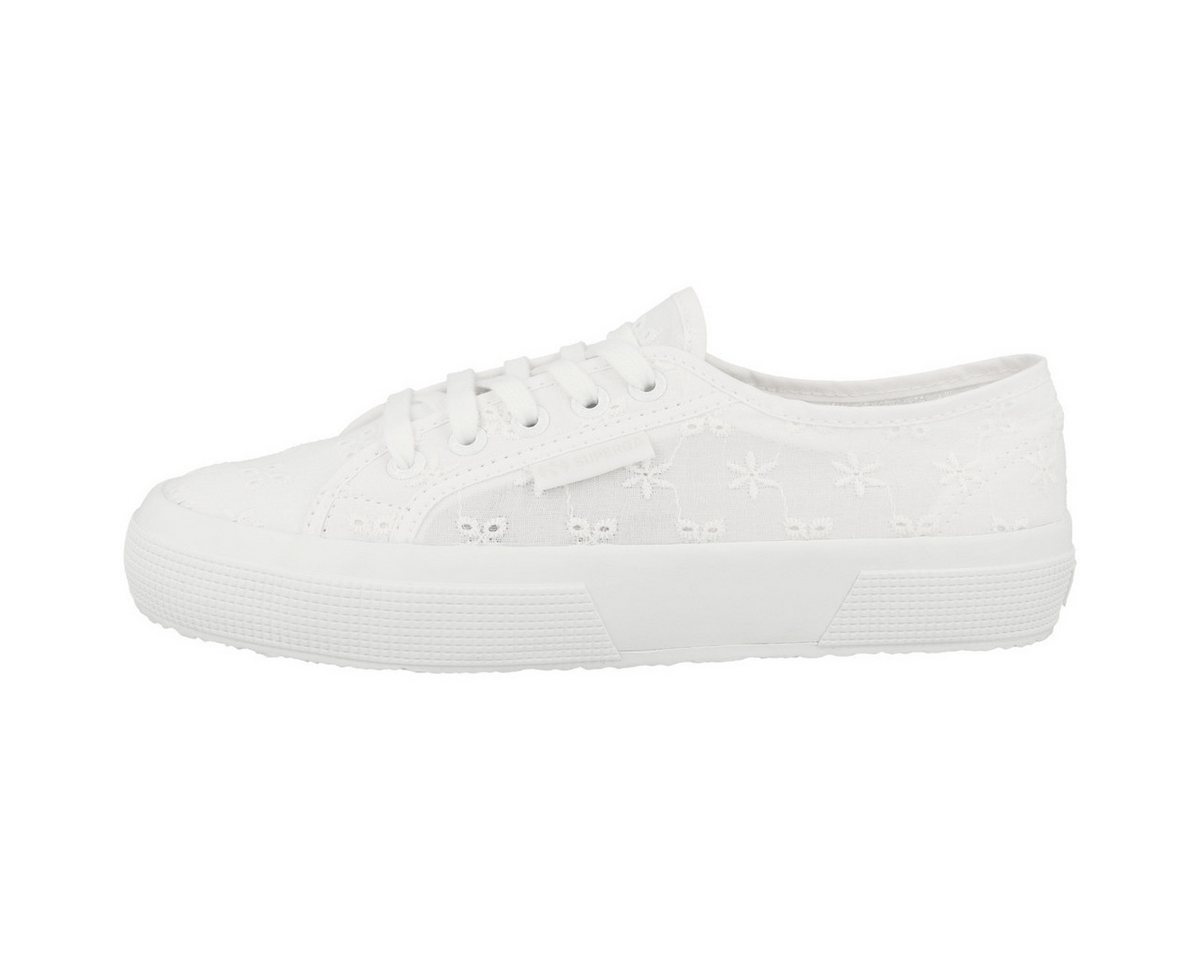 Superga 2750 Flower Sangallo Damen Sneaker Turnschuhe, Sportschuhe, Freizeitschuhe, Halbschuhe, Schnürschuhe