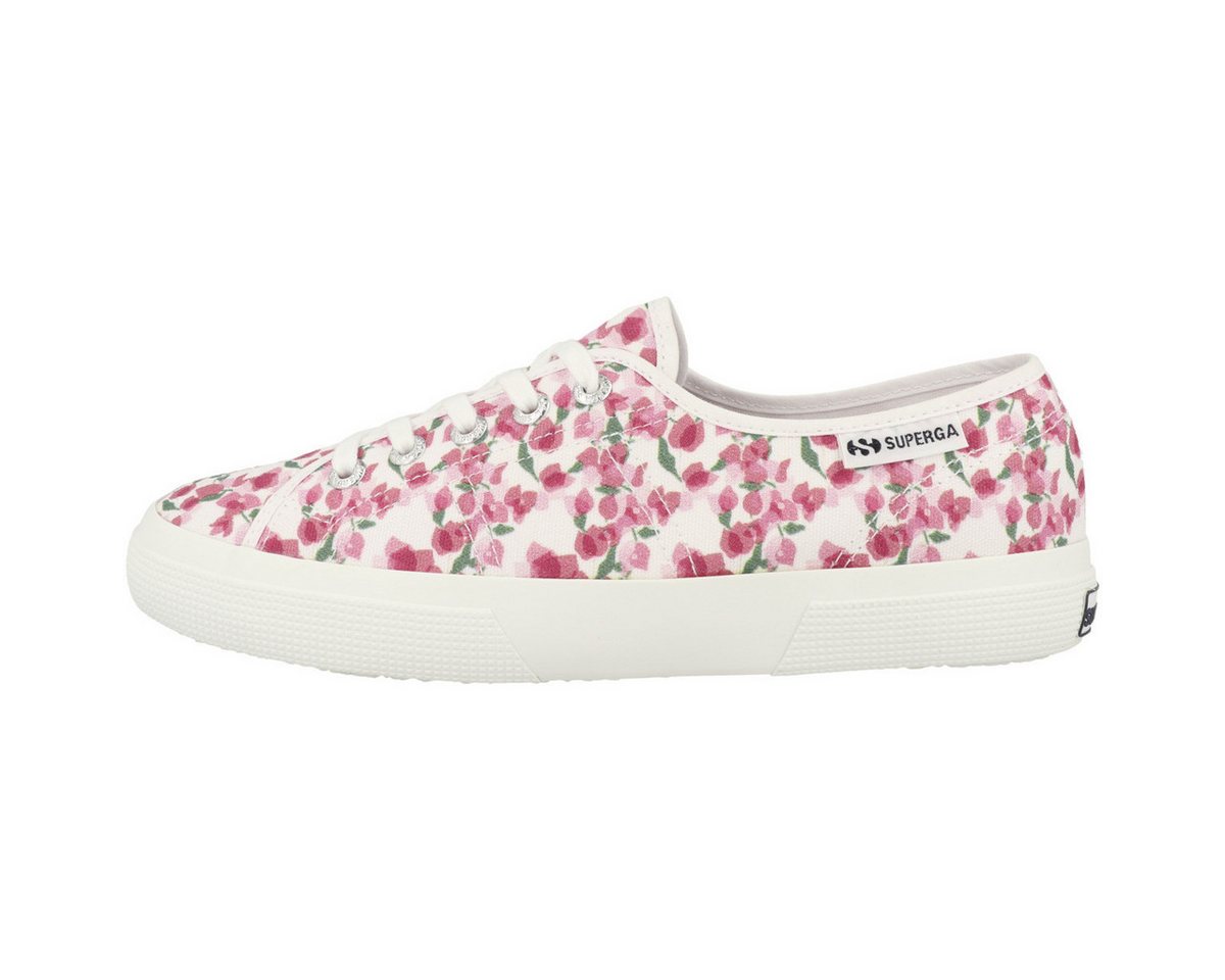 Superga 3750 Bouganvillea Print Leggera Damen Sneaker Turnschuhe, Sportschuhe, Freizeitschuhe, Halbschuhe, Schnürschuhe