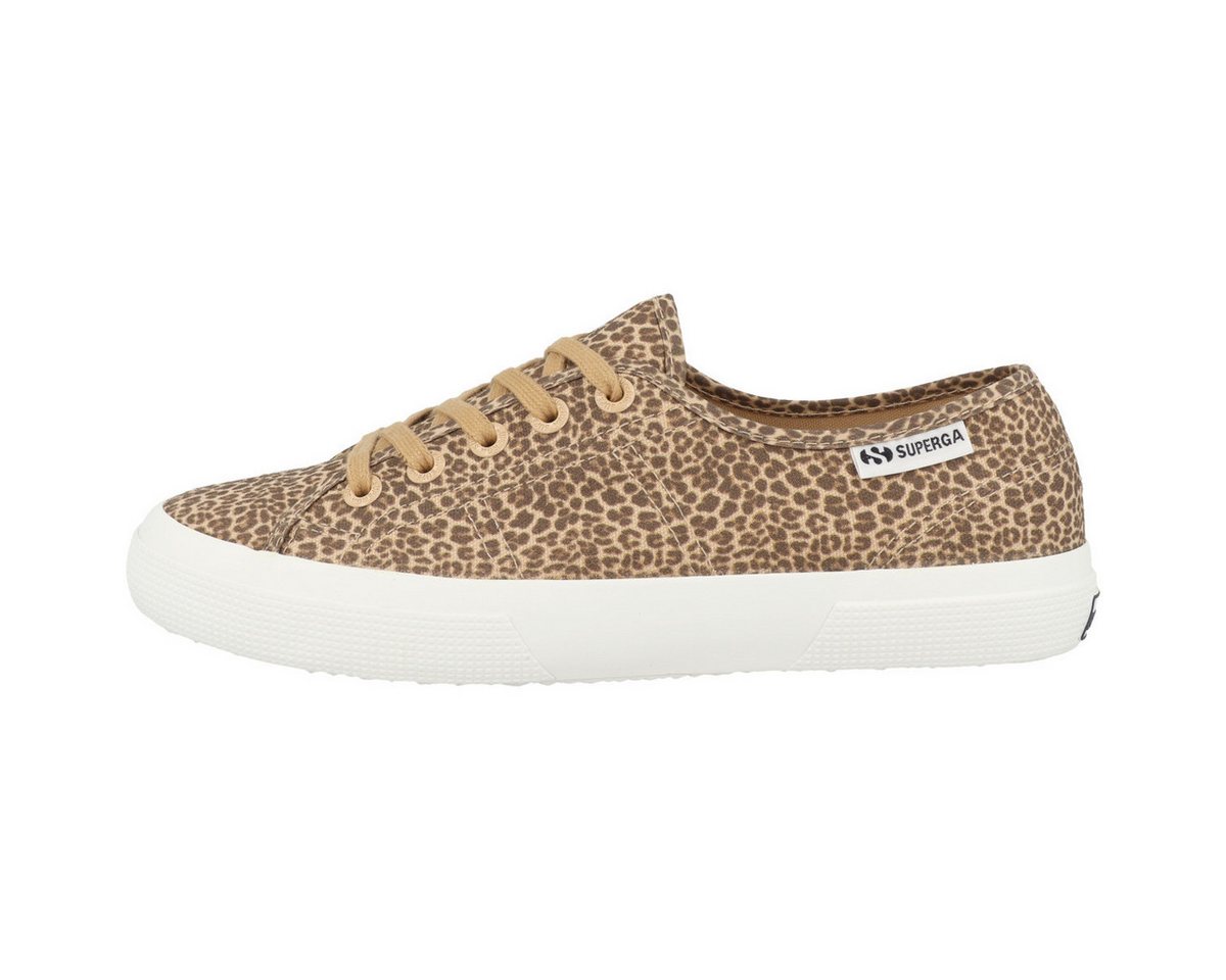 Superga 3750 Micro Leopard Print Leggera Damen Sneaker Turnschuhe, Sportschuhe, Freizeitschuhe, Halbschuhe, Schnürschuhe