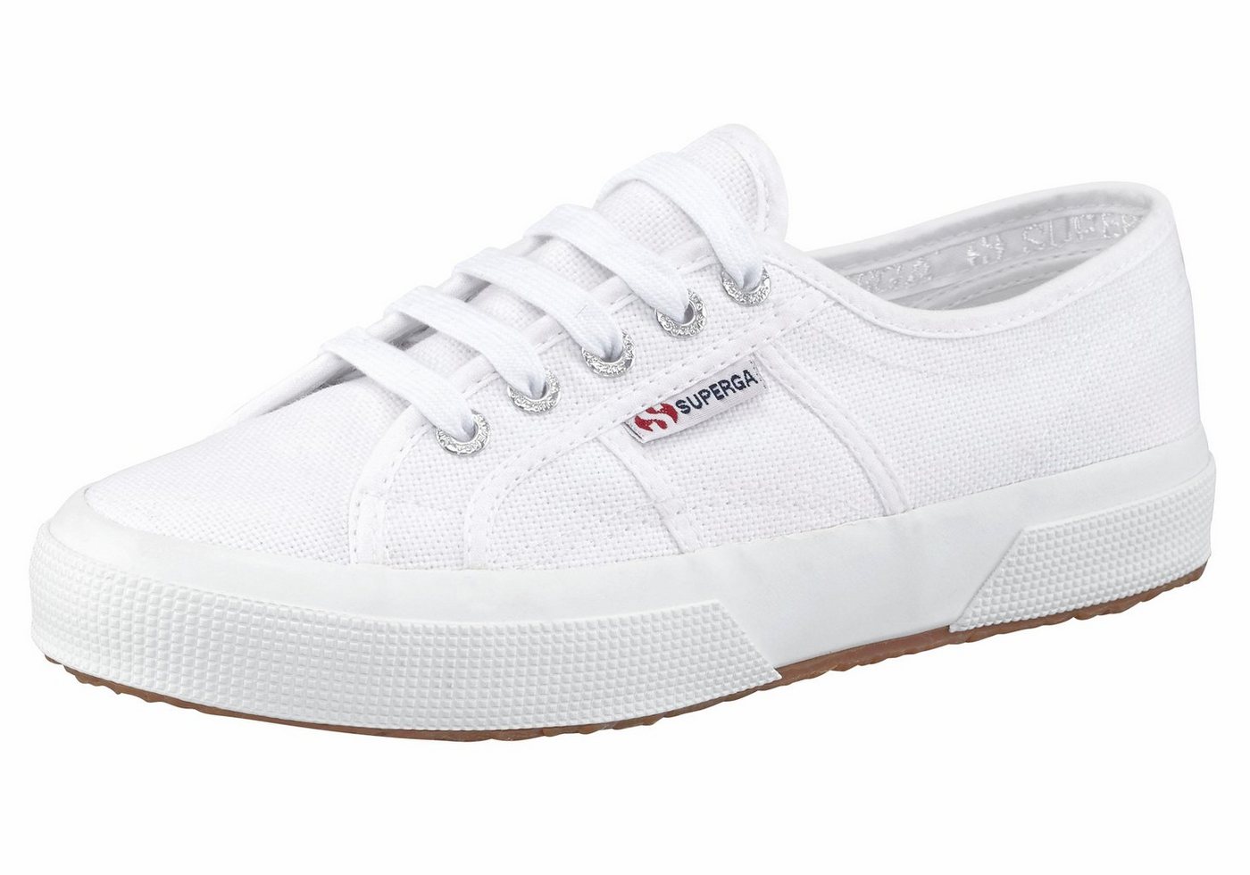 Superga Cotu Classic Sneaker mit klassischem Canvas-Obermaterial (weiß)