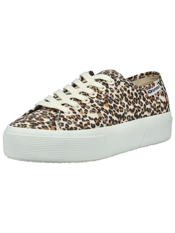 Superga Sneaker Baumwolle Plateausneaker (braun)