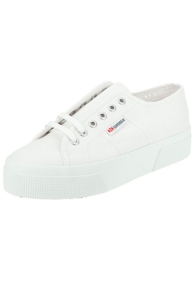 Superga Sneaker Textil . Plateausneaker