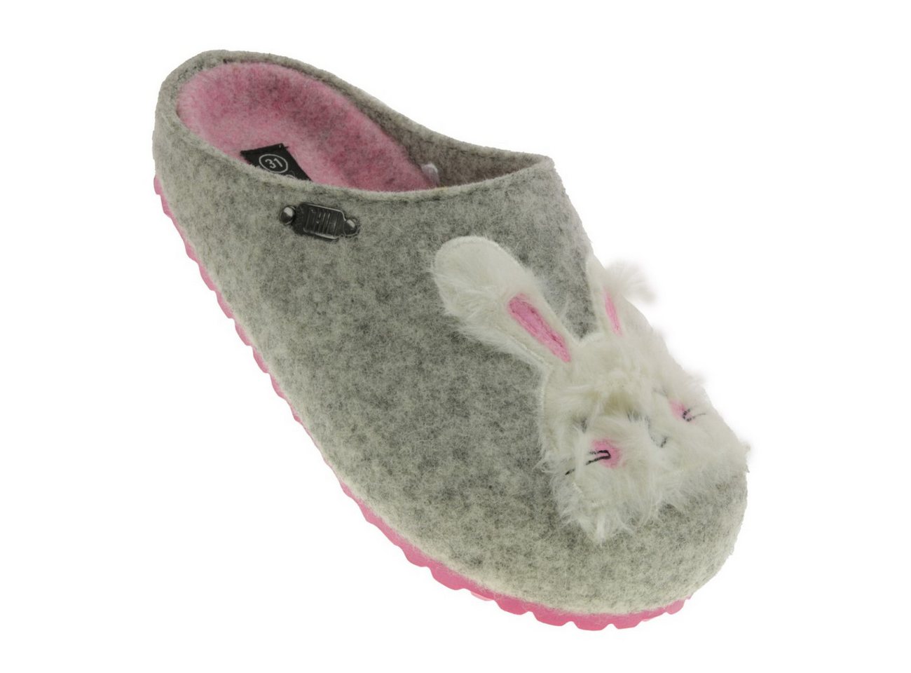 SUPERSOFT Bio Home Kids Mädchen Hausschuh grau EUR 29 Hausschuh