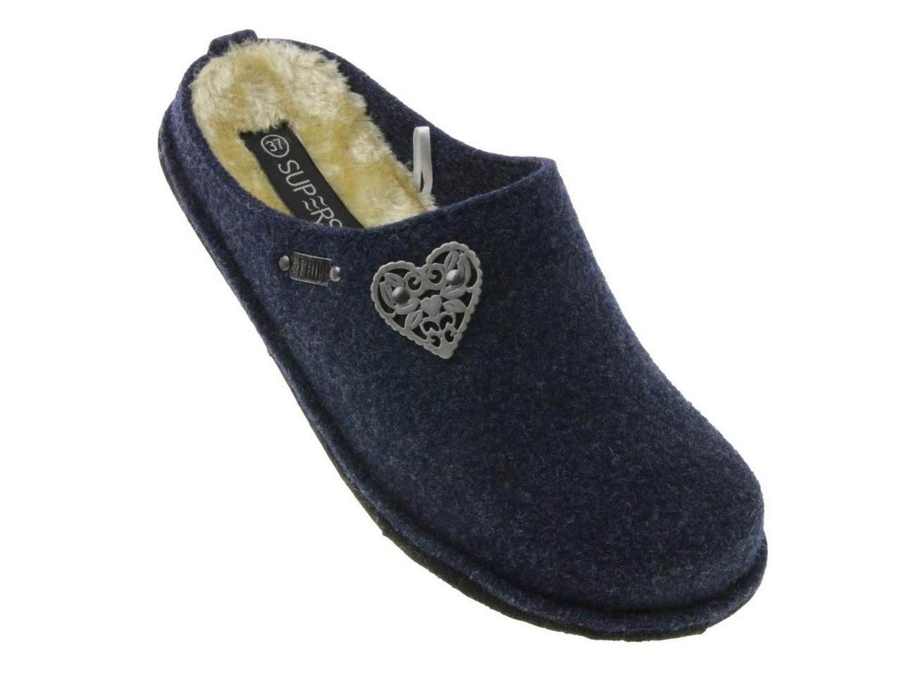 SUPERSOFT Bio Home Woman Damenhausschuh blau EUR 42 Hausschuh