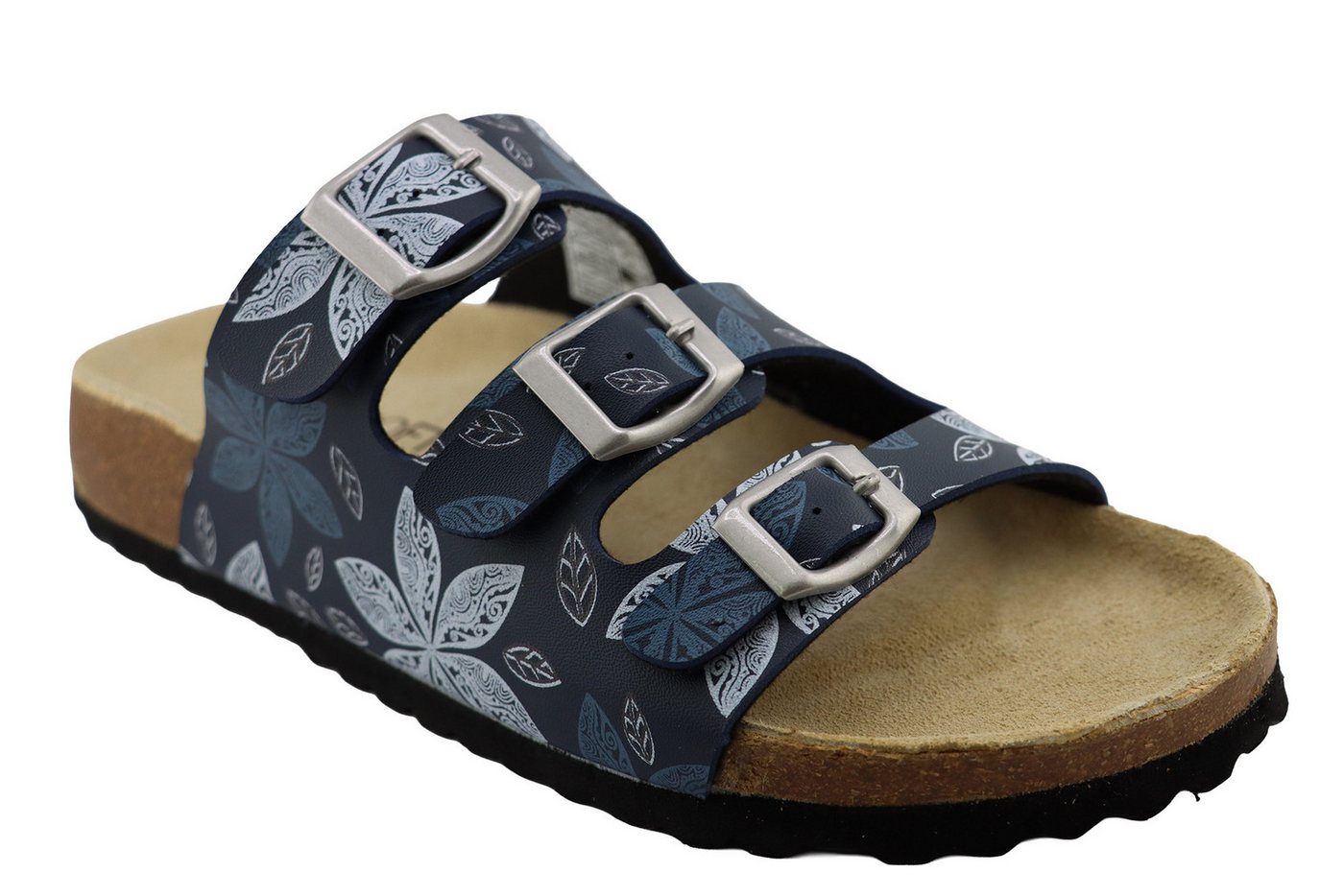 SUPERSOFT Bio Tieffußbett Pantolette (blau)