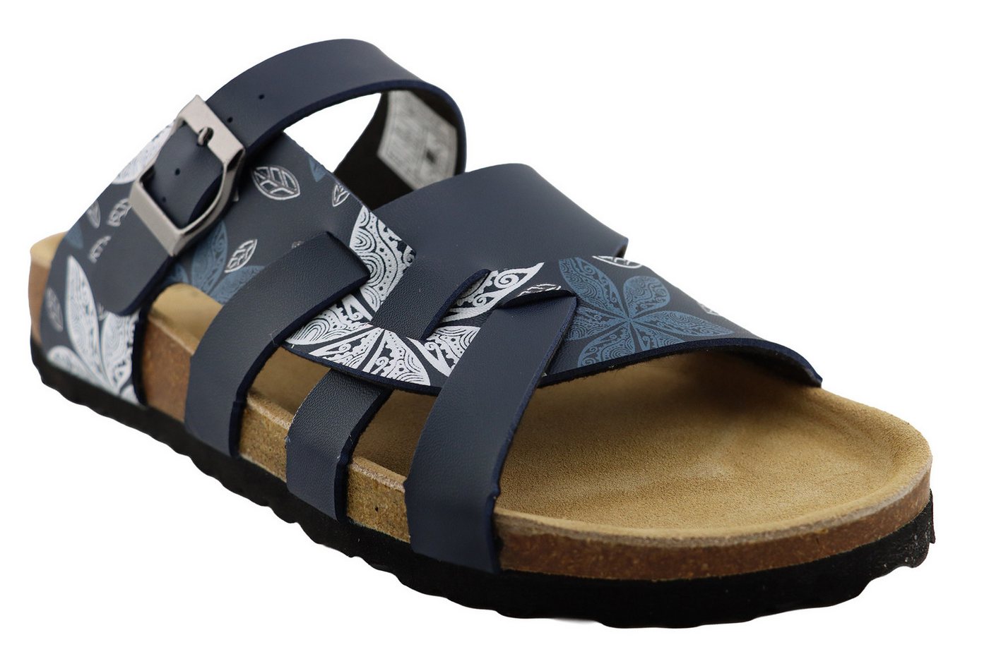 SUPERSOFT Bio Tieffußbett Pantolette (blau)