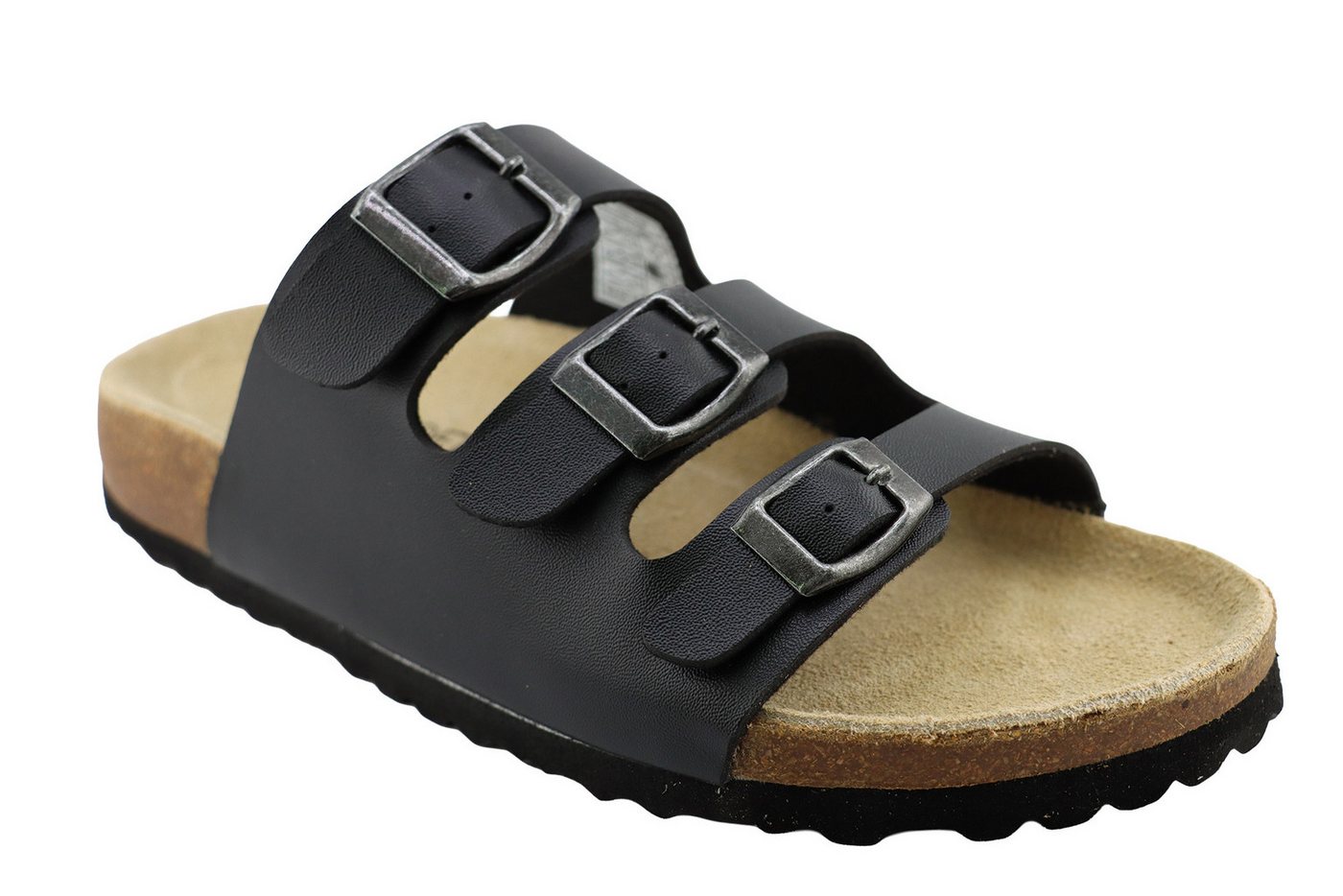 SUPERSOFT Bio Tieffußbett Pantolette (schwarz)