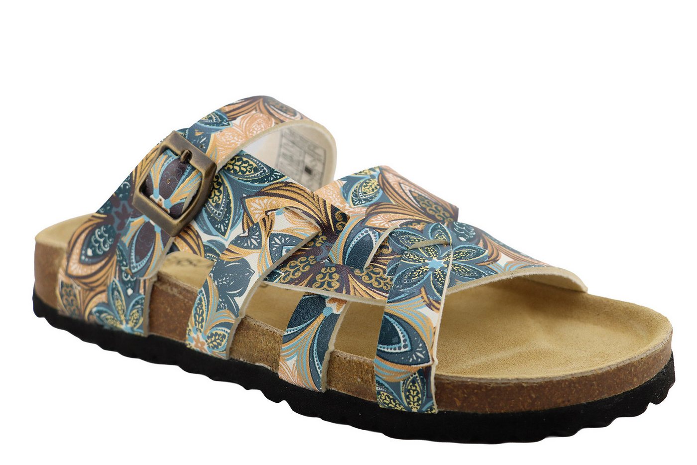 SUPERSOFT Bio Tieffußbett Pantolette (weiß)