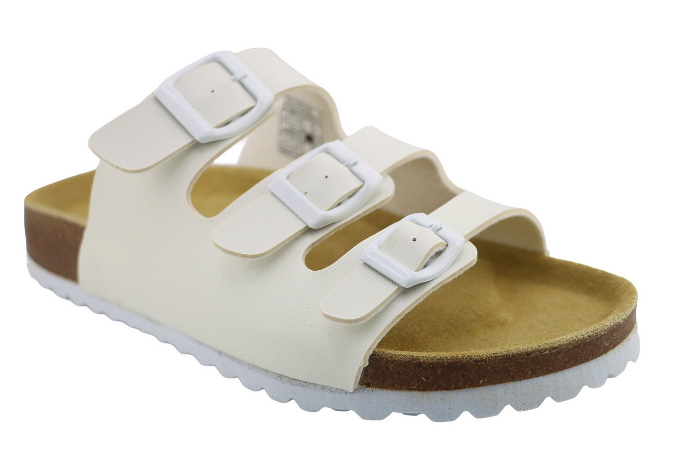 SUPERSOFT Bio Tieffußbett Pantolette (weiß)