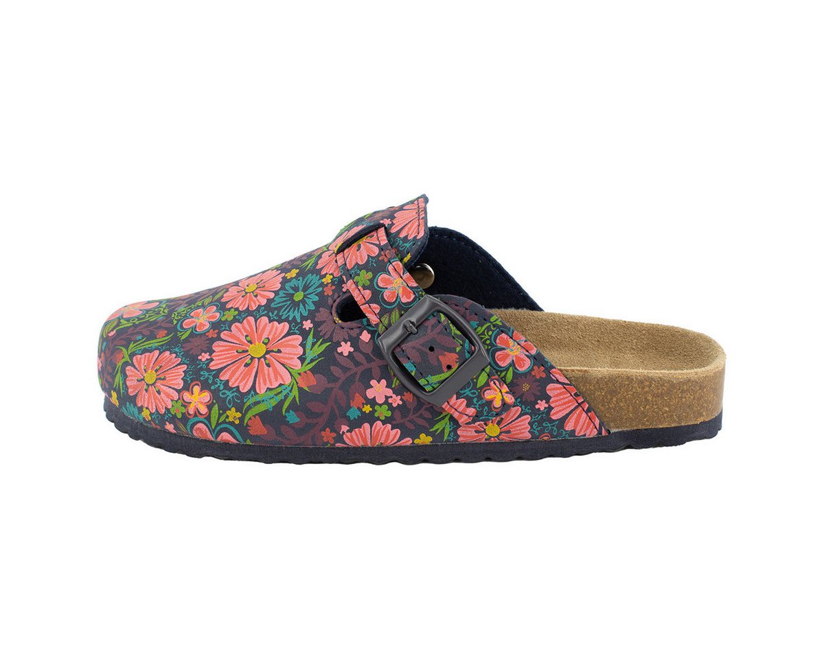 SUPERSOFT Classic Clog (1-tlg) Clogs - Lederdecksohle, Korkfußbett, Schnutzabweisend