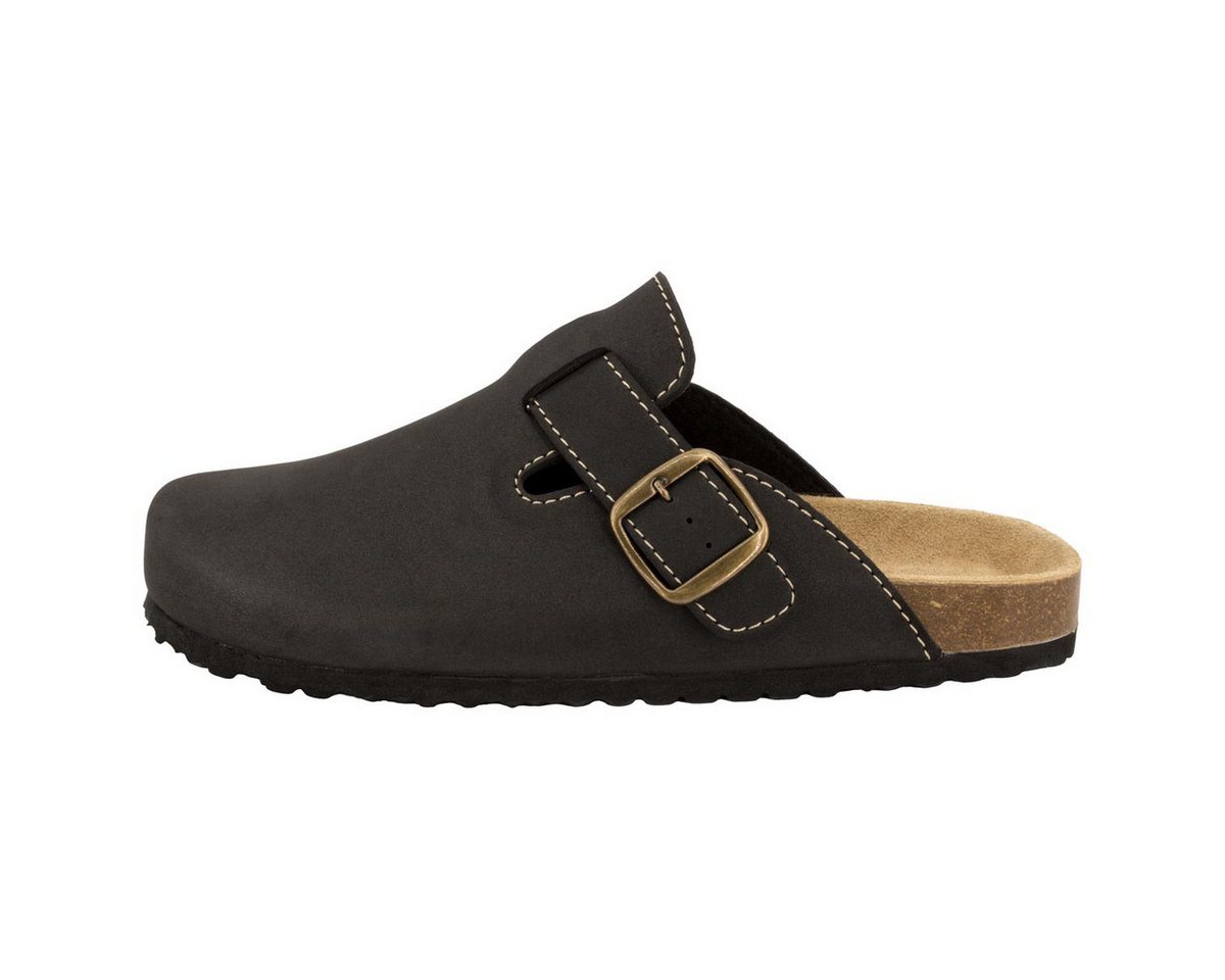 SUPERSOFT Classic Clog (1-tlg) Clogs - Lederdecksohle, Korkfußbett, Schnutzabweisend