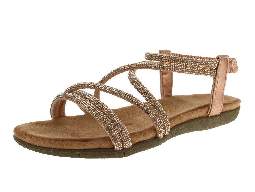 SUPERSOFT piece of mind Damen Sandale Keilsandalette (gold)
