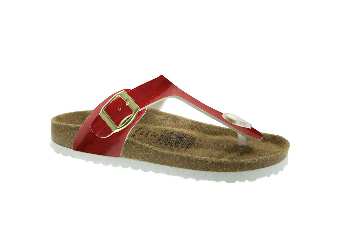 SUPERSOFT Zehentrenner Sandale rot EUR 39 Zehentrenner