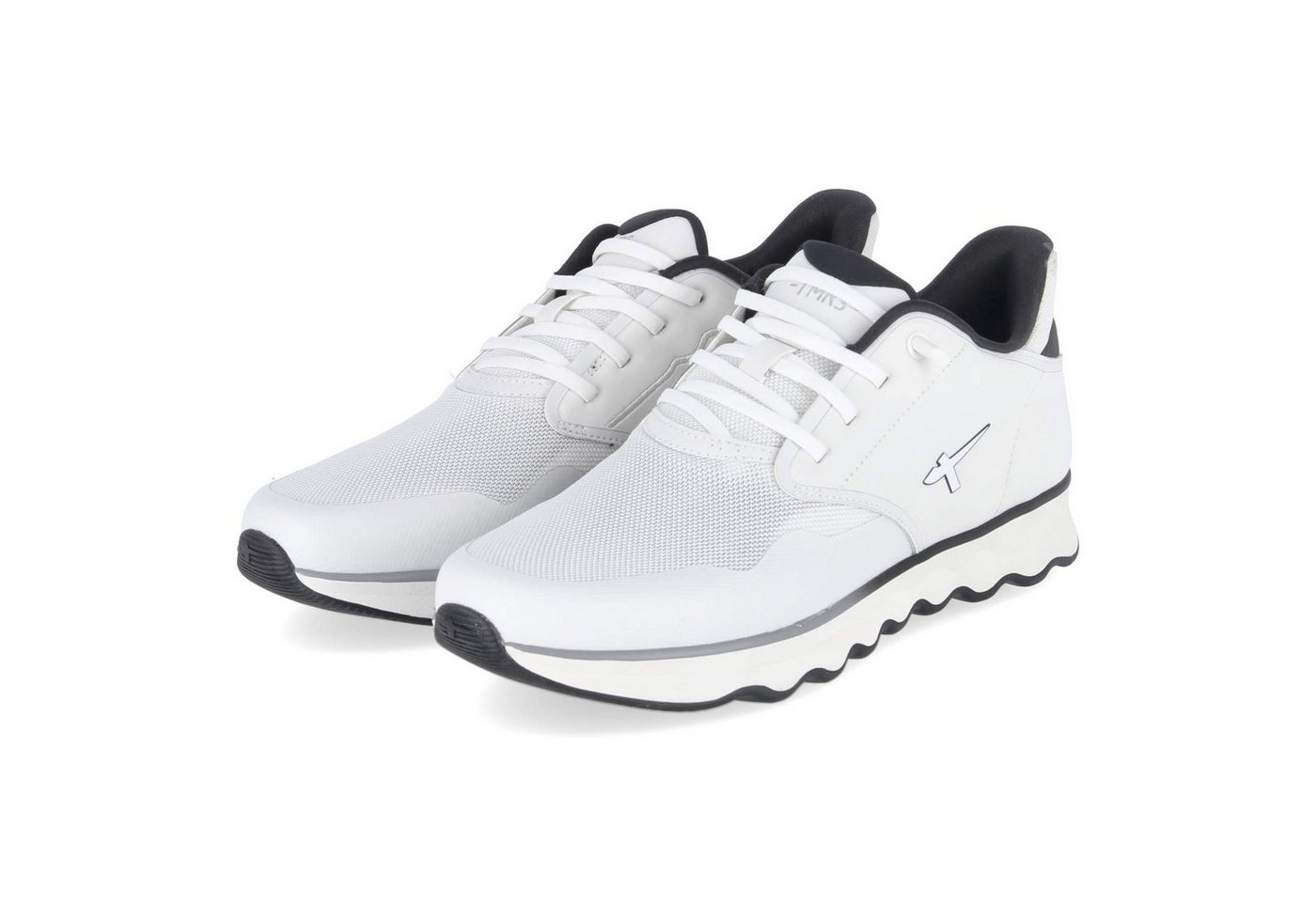 tamaris 1-13605-46-147 Herren Textil & Synthetik white Schnürschuh