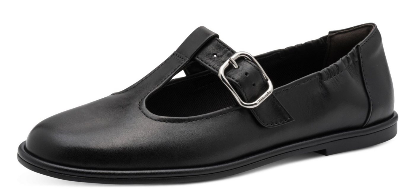 tamaris 1-22123-46 003 Black Leather Mokassin