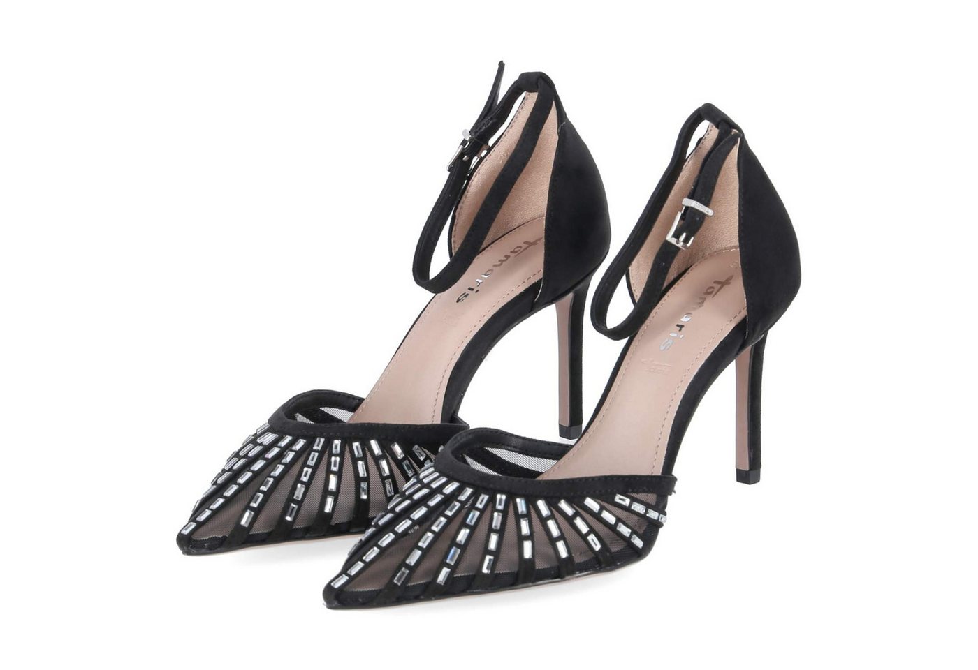 tamaris 1-22415-46-001 Damen Textil schwarz Keilpumps