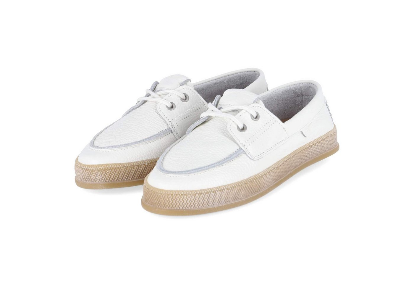 tamaris 1-23615-46-117 Damen Glattleder weiss Schnürschuh