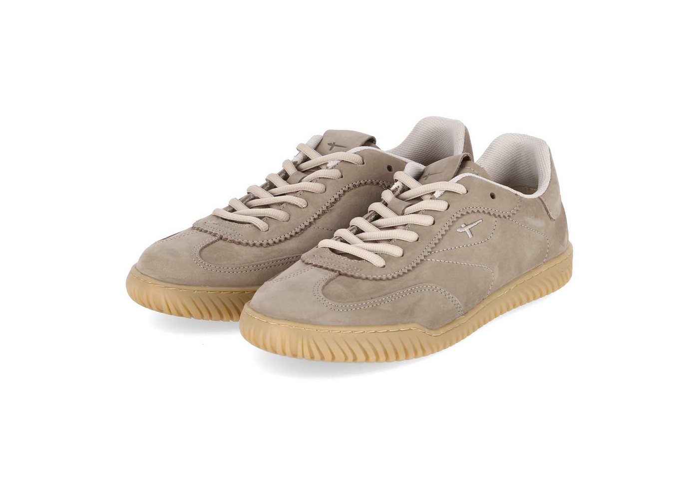 tamaris 1-23623-46-341 Damen Rauleder taupe Schnürschuh