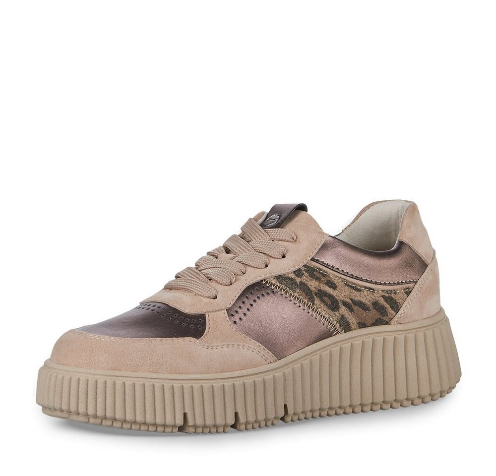 tamaris - 1-23774-43/988 - Braun,Gold Schnürschuh