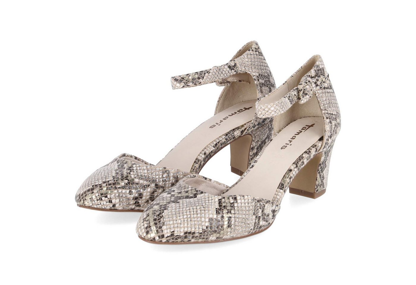 tamaris 1-24412-41-483 Damen Textil beige Keilpumps