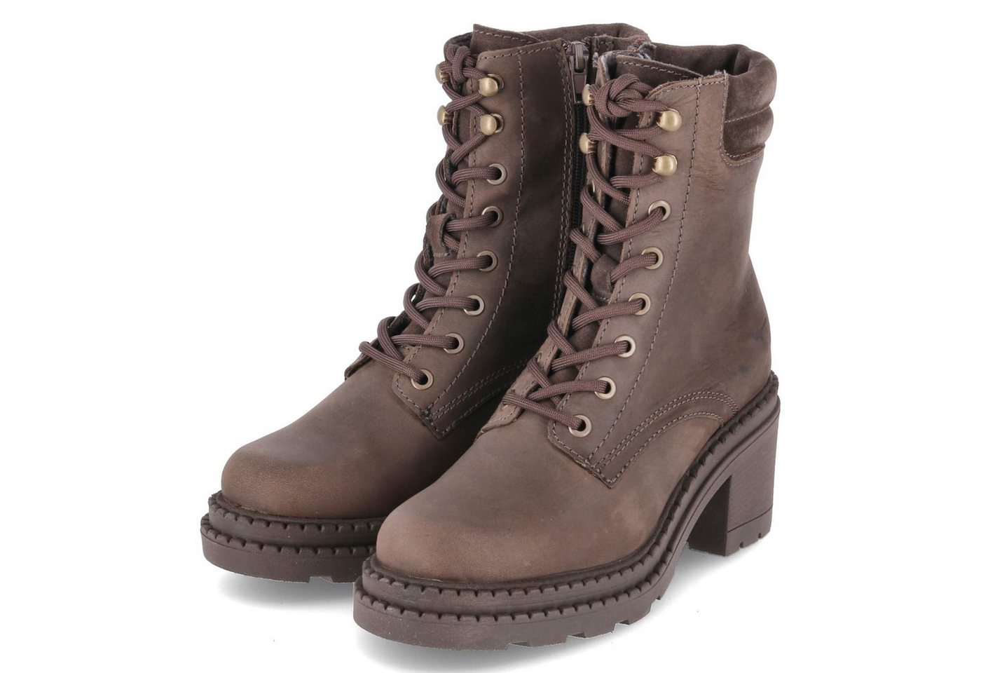 tamaris 1-25294-45/300 Damen Leder braun Schnürstiefel