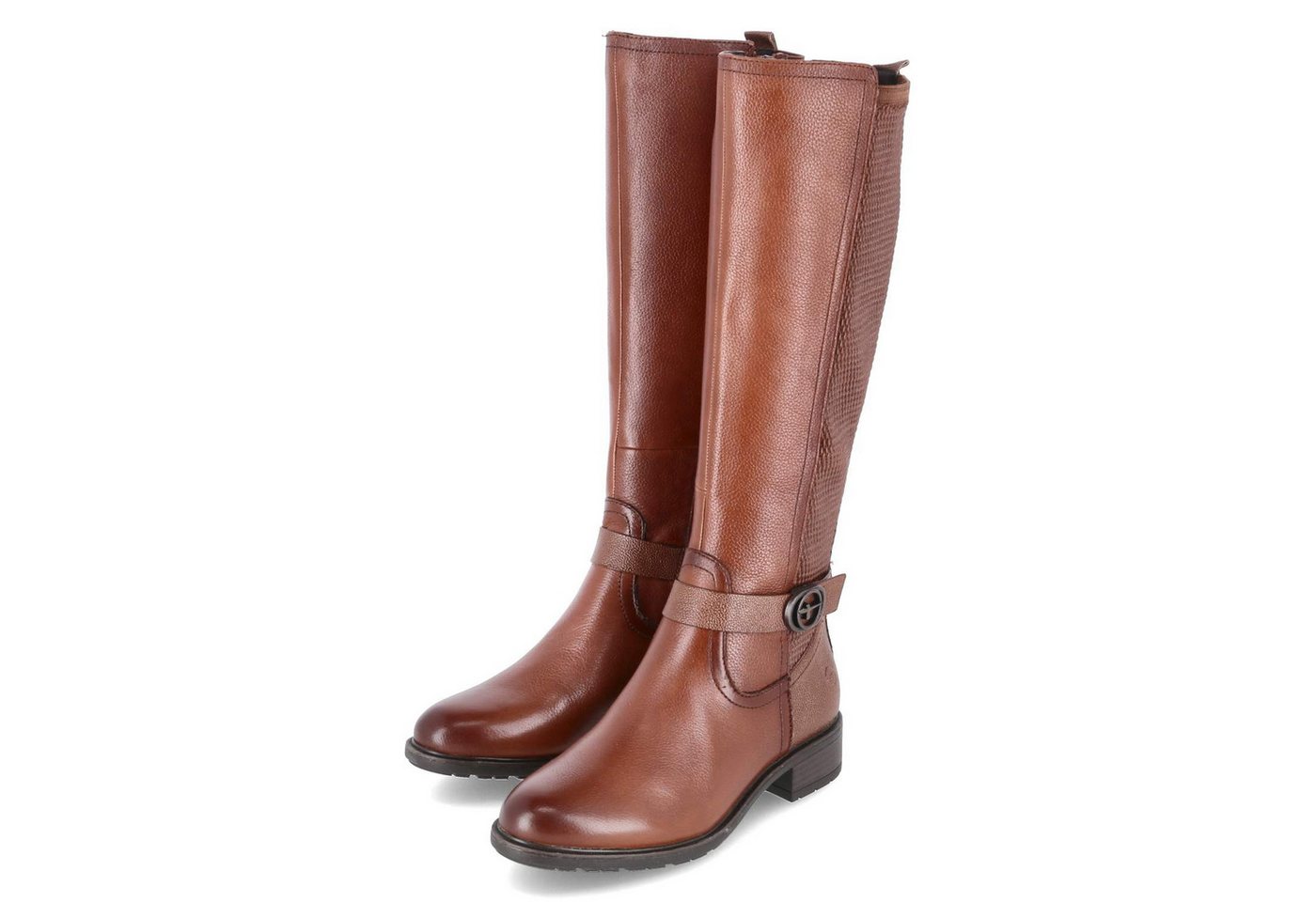tamaris 1-25618-43/305 Damen Leder und Synthetik braun Stiefel