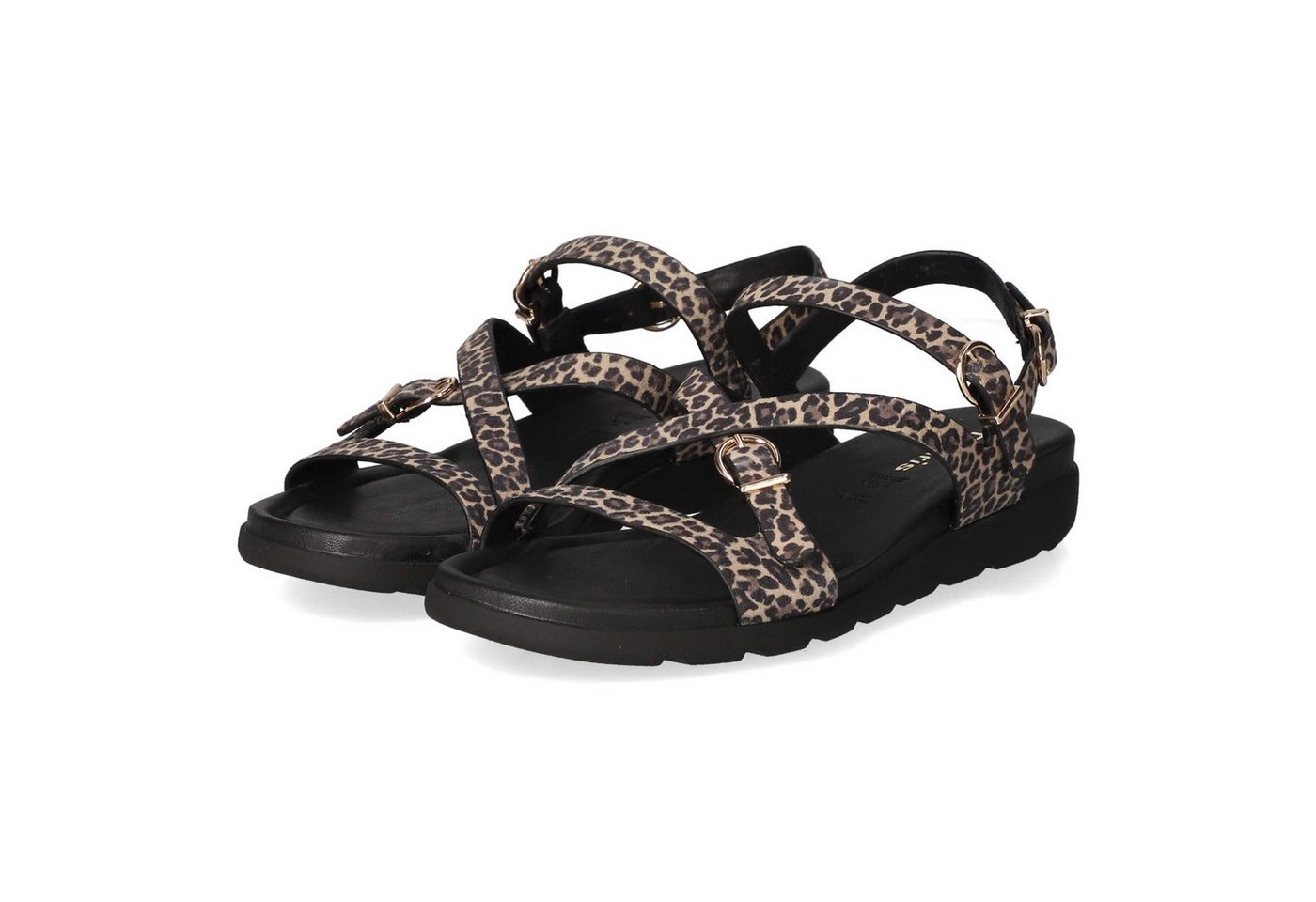 tamaris 1-28231-46-360 Damen Rauleder beige Sandalette